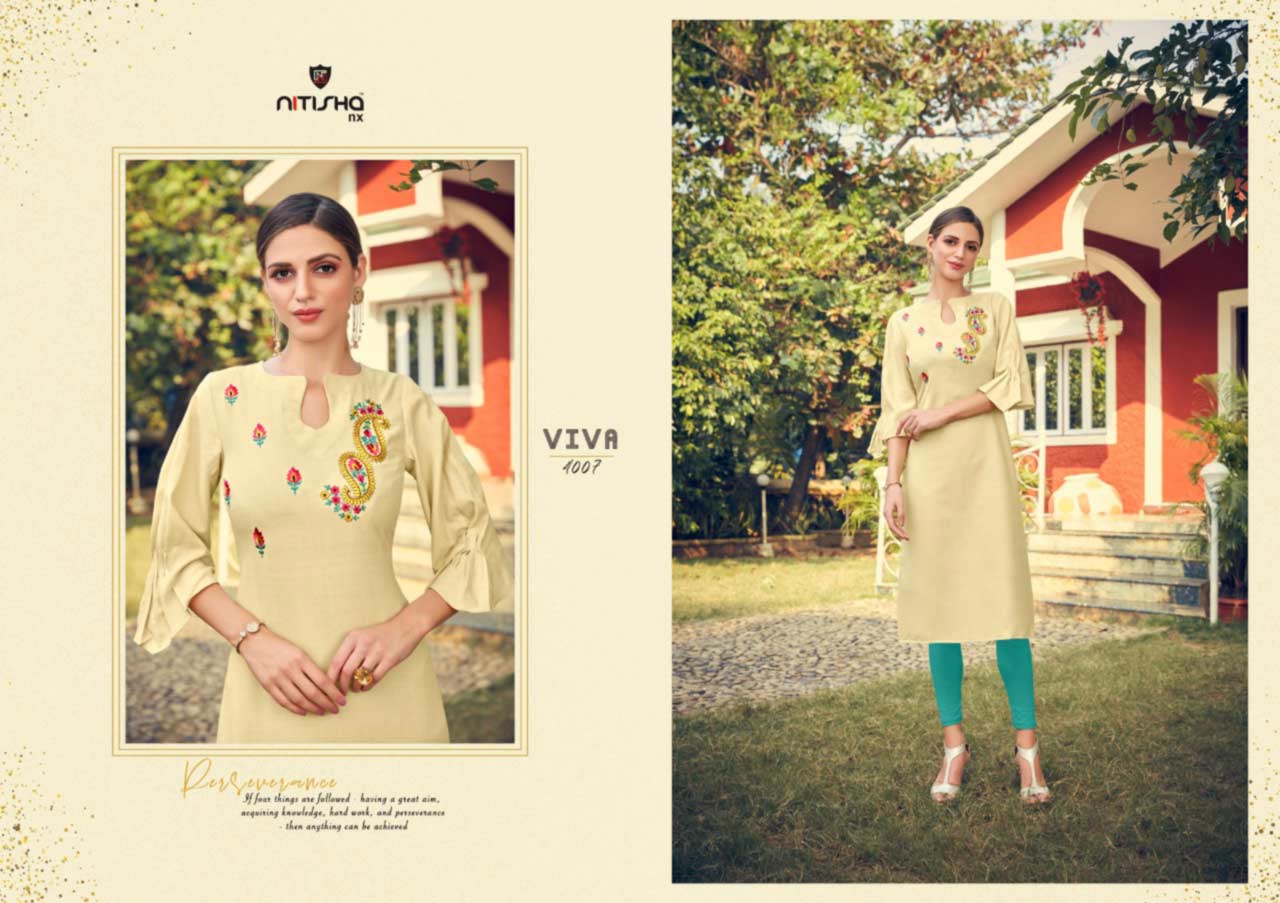 Viva Vol-4 Soft Cotton Wholesale Kurti Viva Vol-4 Soft Cotton Wholesale Kurti